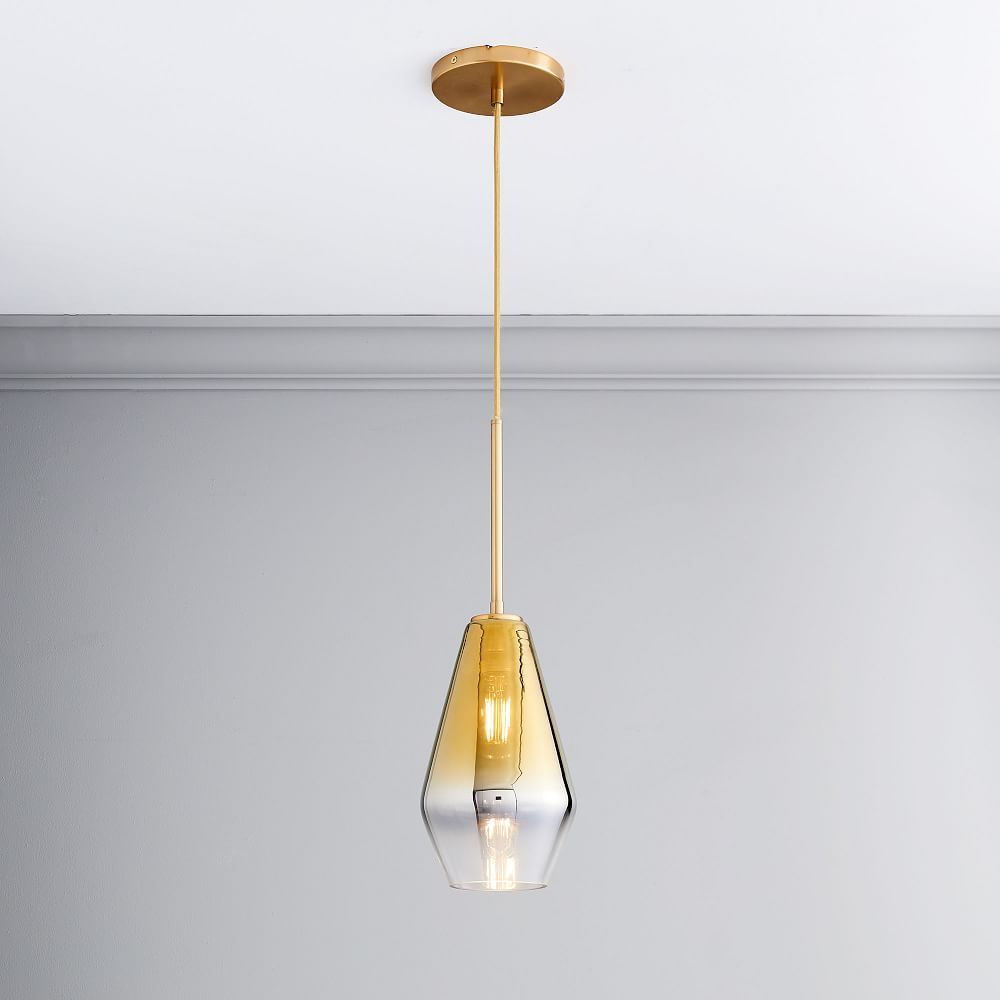 Nordic Minimalist Single-Head Glass Chandelier – Luxury Café & Bar Pendant – Duvencioglu