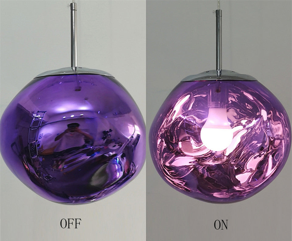 Postmodern Lava Crystal Chandelier – Irregular LED Pendant (150–300 mm) – Duvencioglu
