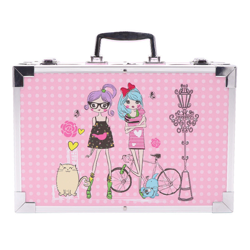 Complete Crayon & Watercolor Painting Set - Portable Aluminum Case – Duvencioglu