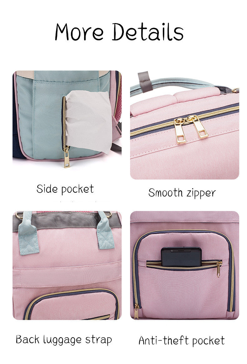 The Ultimate Organizer Diaper Bag Backpack | Stylish, Large Capacity & Waterproof for Moms On-the-Go