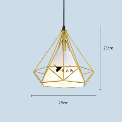 Wrought-Iron Diamond-Pattern LED Chandelier – 1.2 m Pendant – Duvencioglu