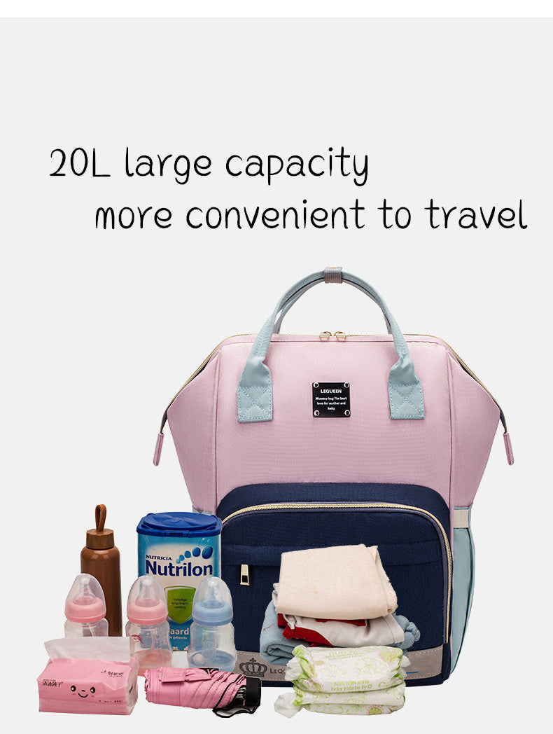 The Ultimate Organizer Diaper Bag Backpack | Stylish, Large Capacity & Waterproof for Moms On-the-Go