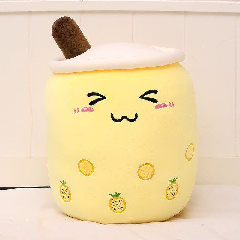 The Original Kawaii Boba Tea Plush Pillow | Super Soft Bubble Tea Cuddle Companion