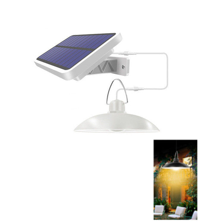 16-LED Solar Chandelier – IP65 Waterproof Warm/White LED Pendant – Duvencioglu
