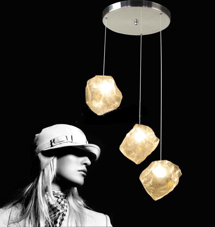 Creative Glass G4 Chandelier Table Lamp – Natural Lighting for Dining & Bedroom – Duvencioglu