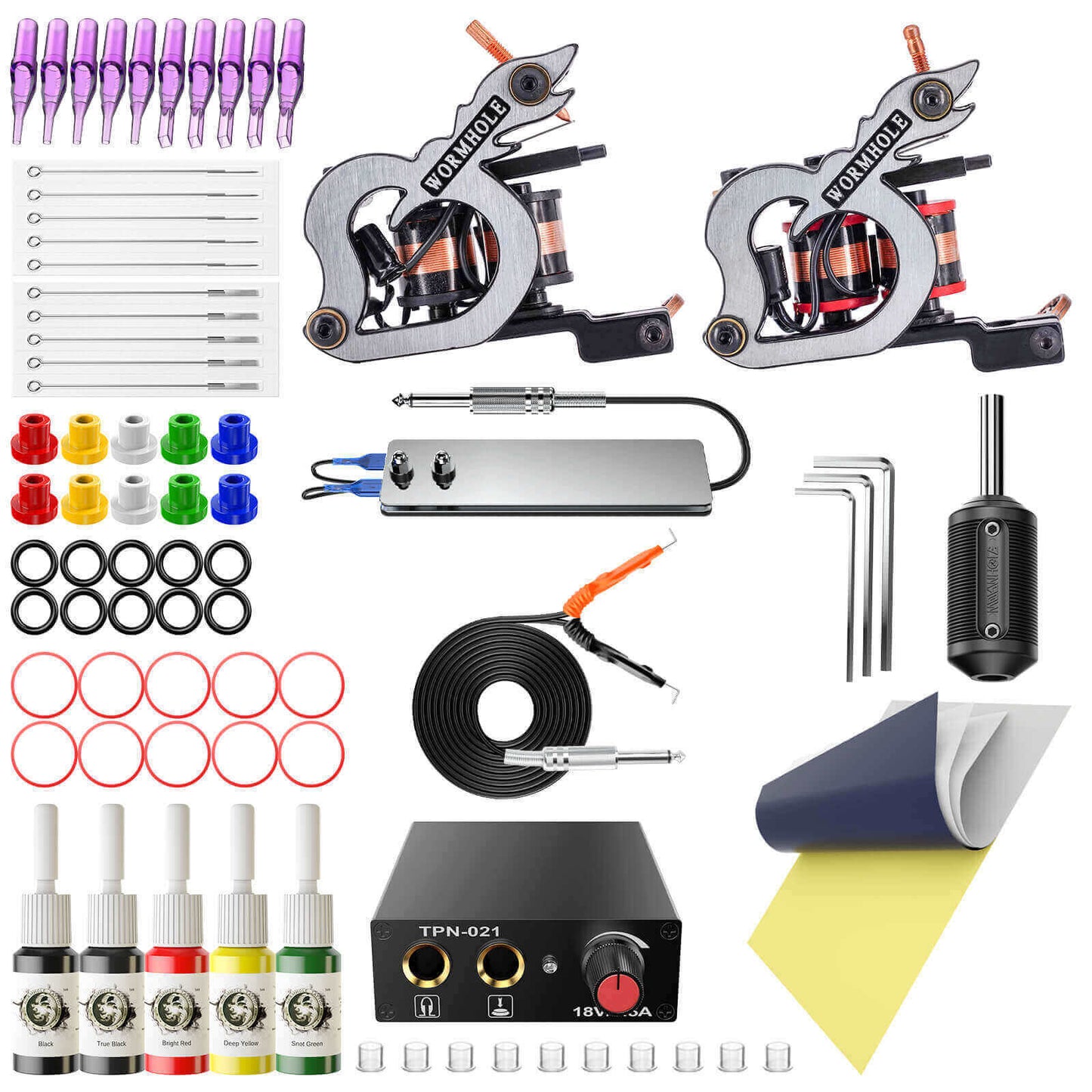 Complete Beginner Tattoo Machine Kit - Pro Starter Set – Duvencioglu