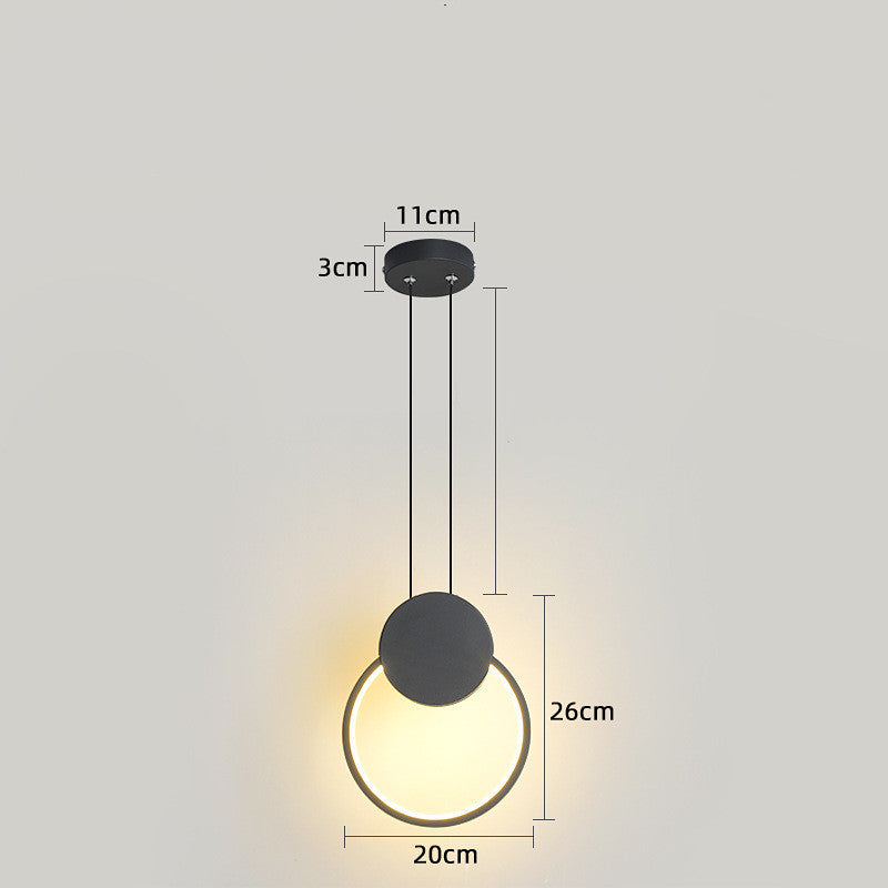 Nordic Iron & Acrylic LED Chandelier – 1100×130 mm Minimalist Pendant – Duvencioglu