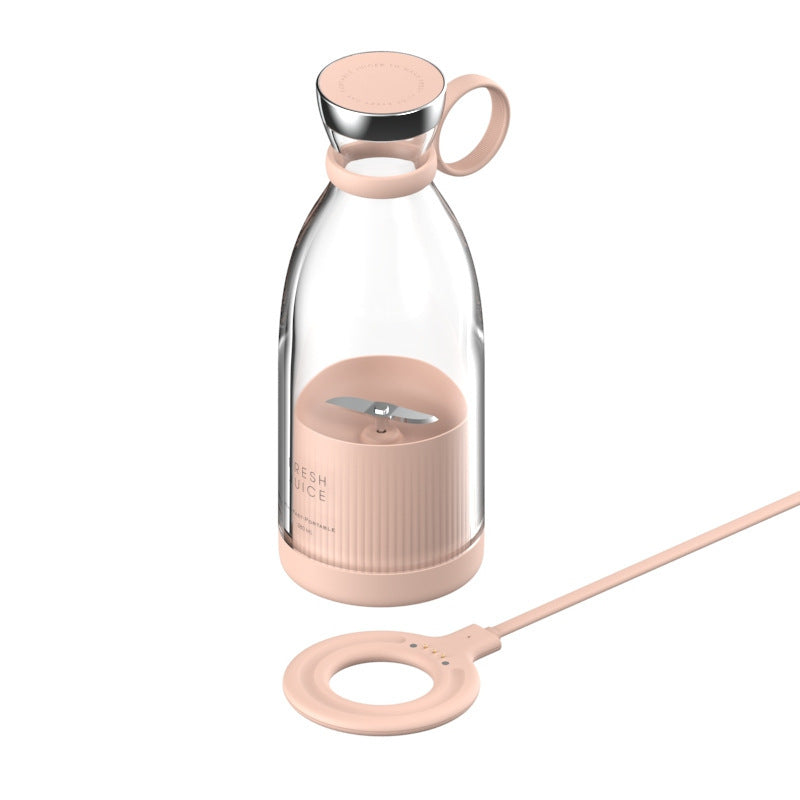 350ML Portable Electric Juicer Blender - USB Rechargeable, 4-Blade Mixer Cup – Duvencioglu