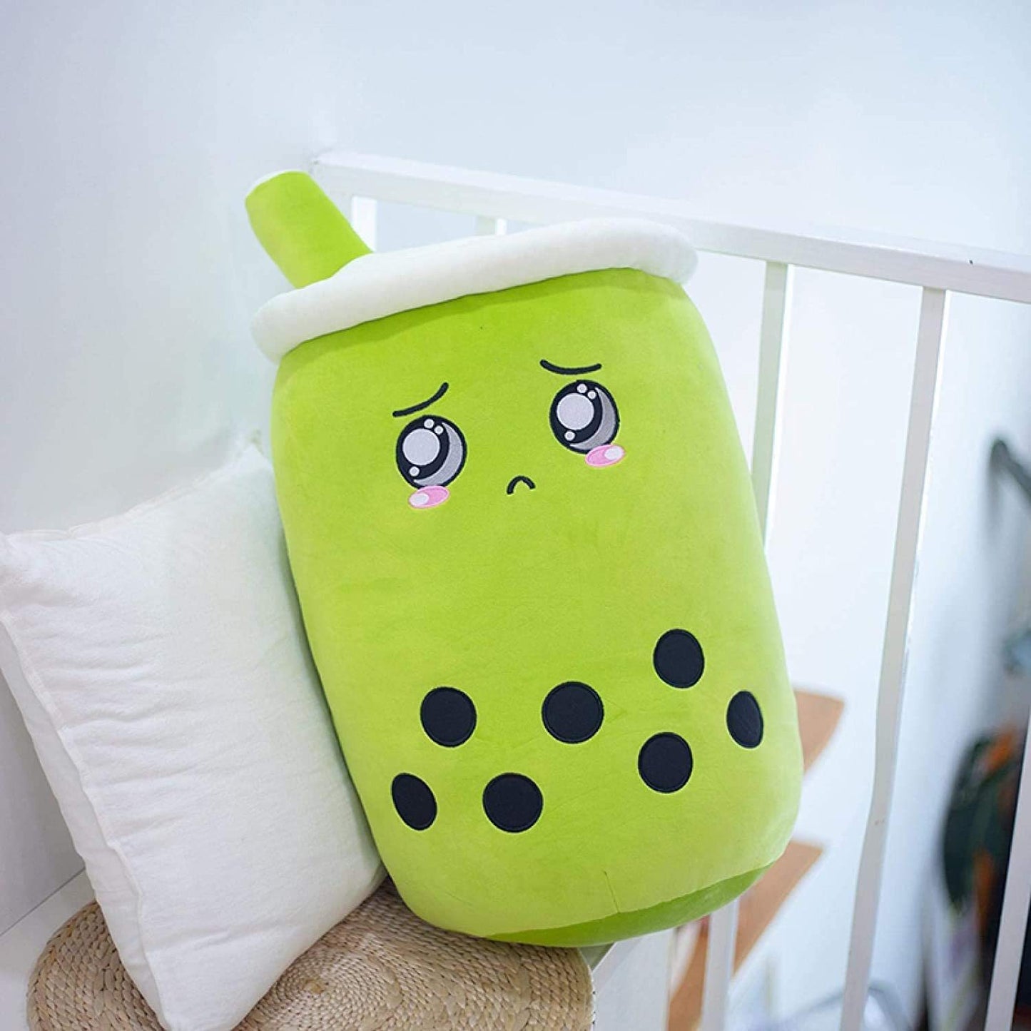The Original Kawaii Boba Tea Plush Pillow | Super Soft Bubble Tea Cuddle Companion