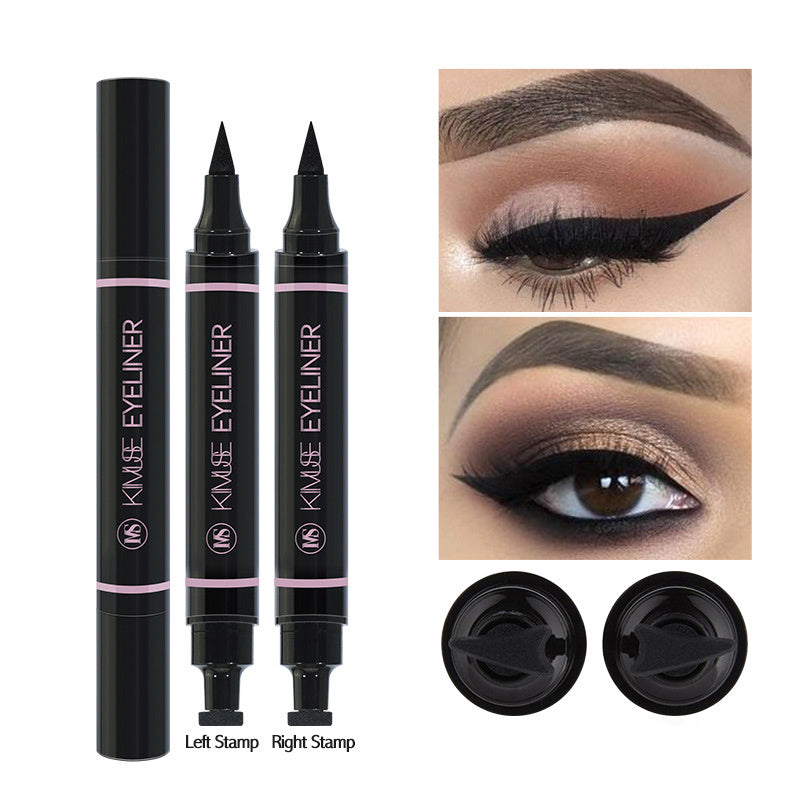 Dual-Sided Eyeliner Pen & Winged Tattoo Stamp Set – Duvencioglu
