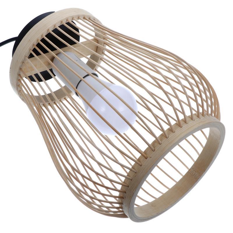 Zen Bamboo Lantern Chandelier – Japanese & Chinese Style Pendant – Duvencioglu