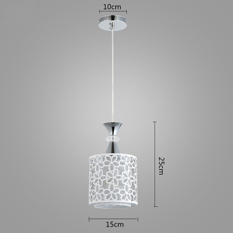 Nordic Minimalist Single-Head Iron LED Chandelier – Small Pendant – Duvencioglu