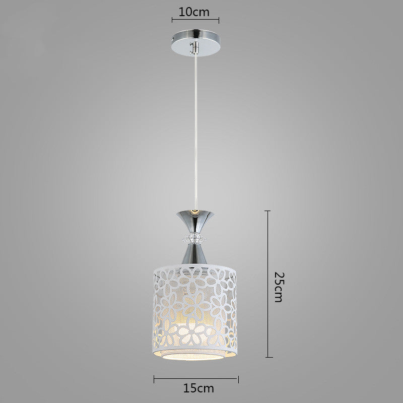 Nordic Minimalist Single-Head Iron LED Chandelier – Small Pendant – Duvencioglu