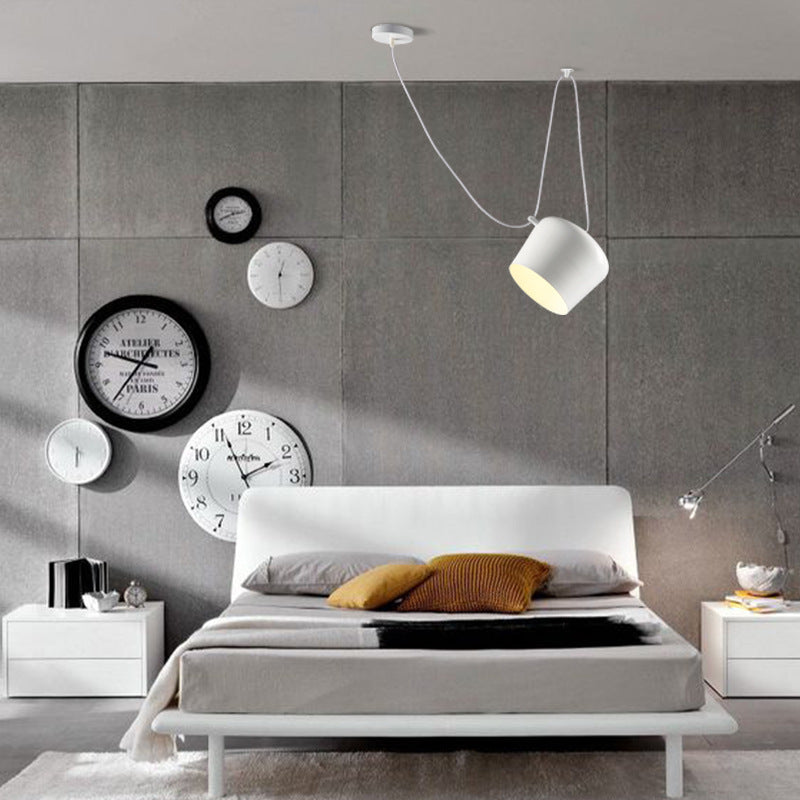 Modern Aluminum-Alloy LED Snare Chandelier – Fishing-Line Pendant – Duvencioglu