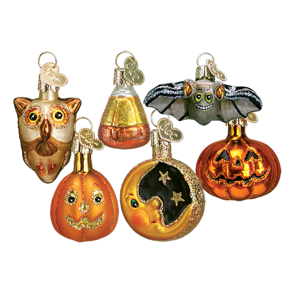 Miniature Halloween Ornament Assortment - Set of 12 Fall & Spooky Decor – Duvencioglu