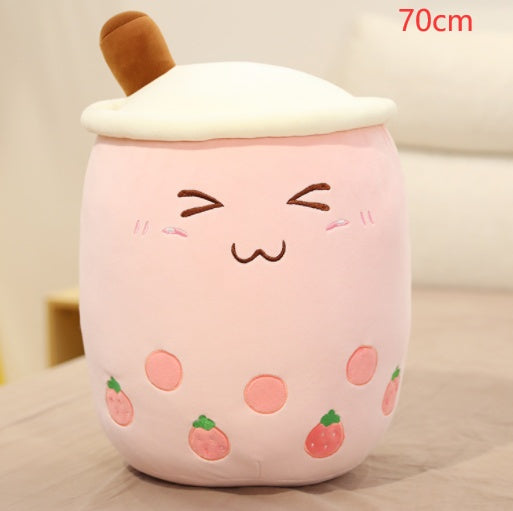 The Original Kawaii Boba Tea Plush Pillow | Super Soft Bubble Tea Cuddle Companion