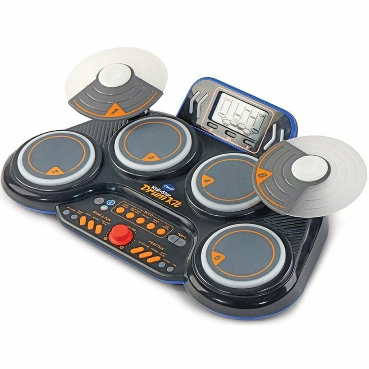 Vtech Drums Musical Toy - Interactive Plastic Set with Lights and Sound (Blue) – Duvencioglu