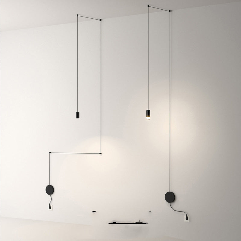 Linear Iron LED Chandelier – Designer Dining & Bar Pendant – Duvencioglu