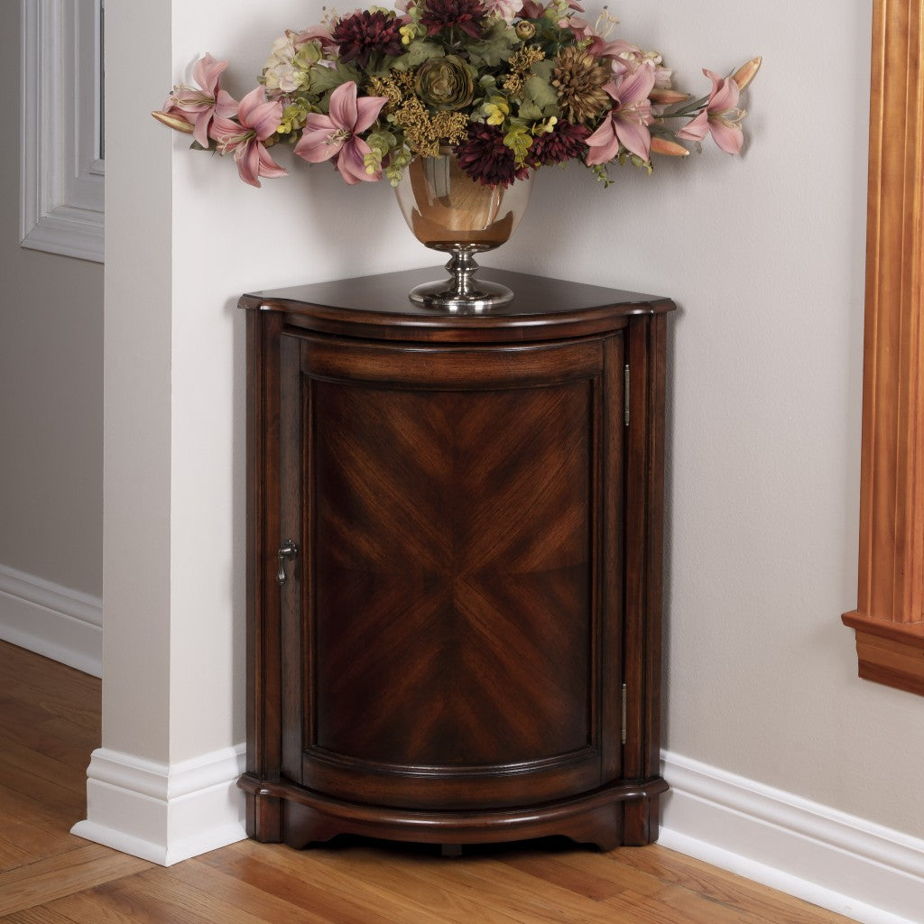 23" Dark Brown Standard Accent Cabinet - Versatile Storage Unit – Duvencioglu