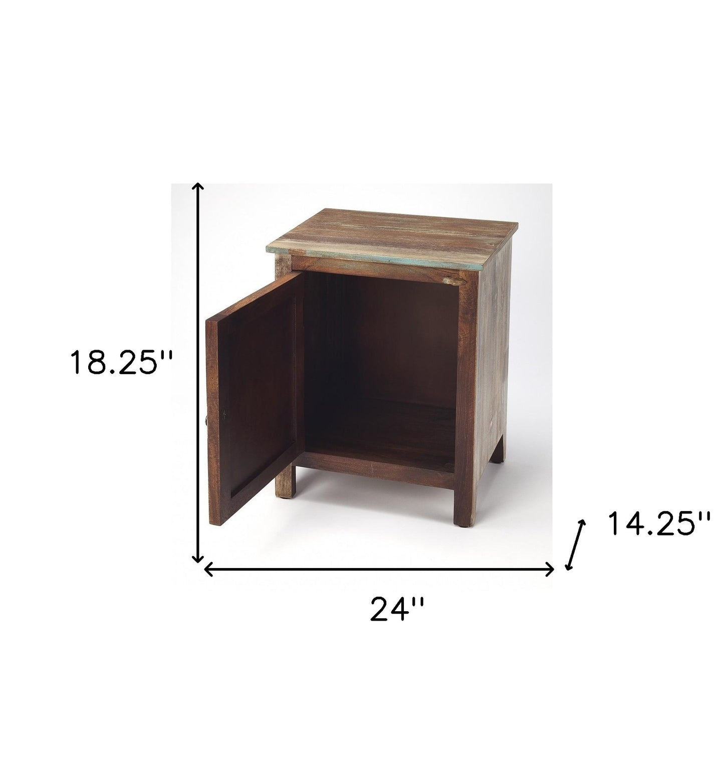 18" Brown Standard Accent Cabinet - Versatile Storage Unit – Duvencioglu