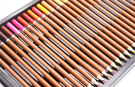 Complete Crayon & Watercolor Painting Set - Portable Aluminum Case – Duvencioglu