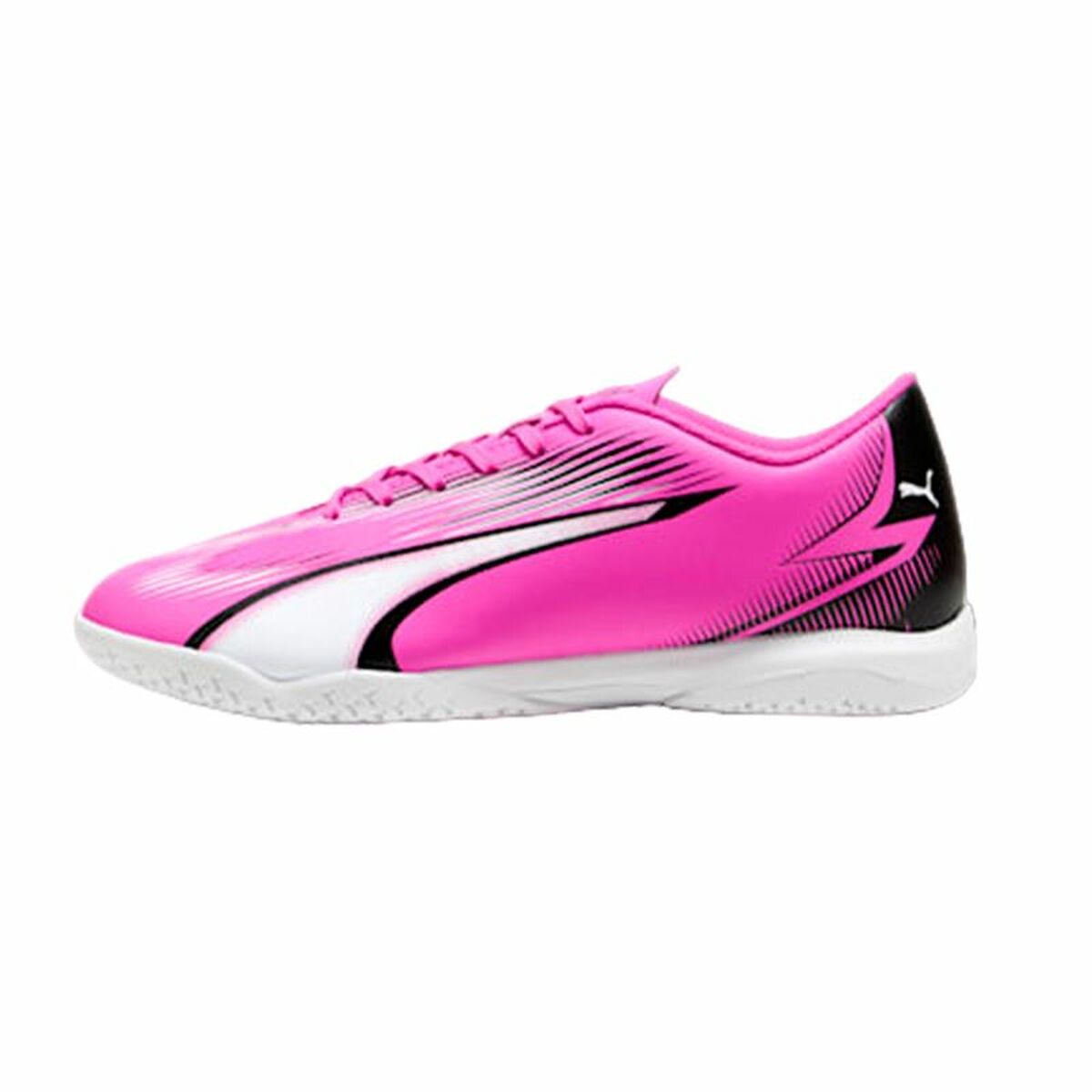 Adult's Indoor Football Shoes Puma Ultra Play White Dark pink Unisex – Duvencioglu