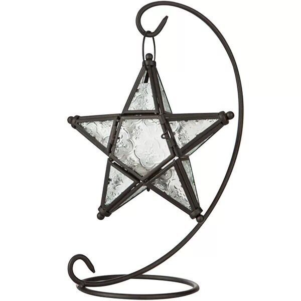 Handcrafted Moroccan-Style Star Lantern with Colorful Glass – Duvencioglu