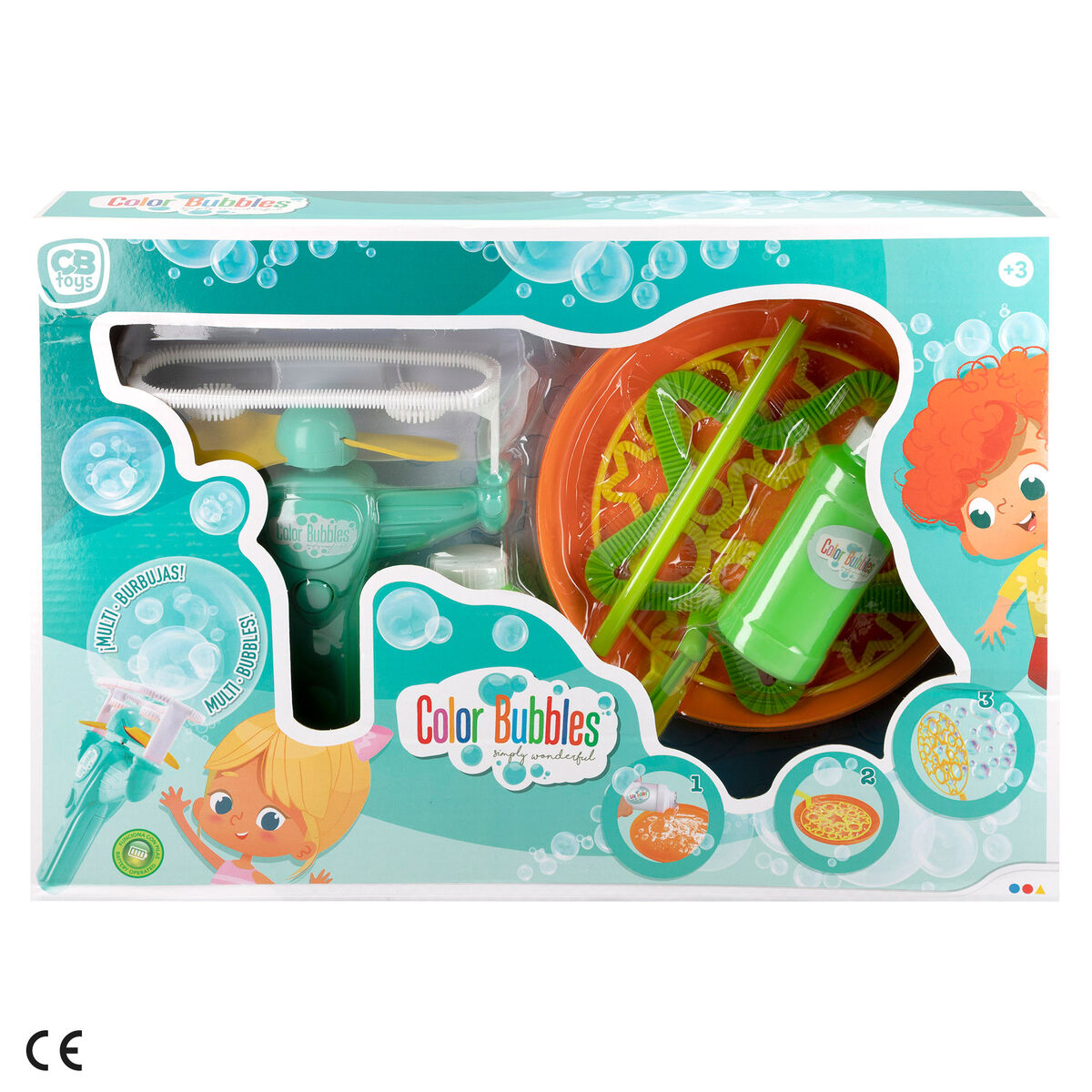 Bubble Blowing Game Colorbaby 15 x 16 x 5 cm (6 Units) – Duvencioglu