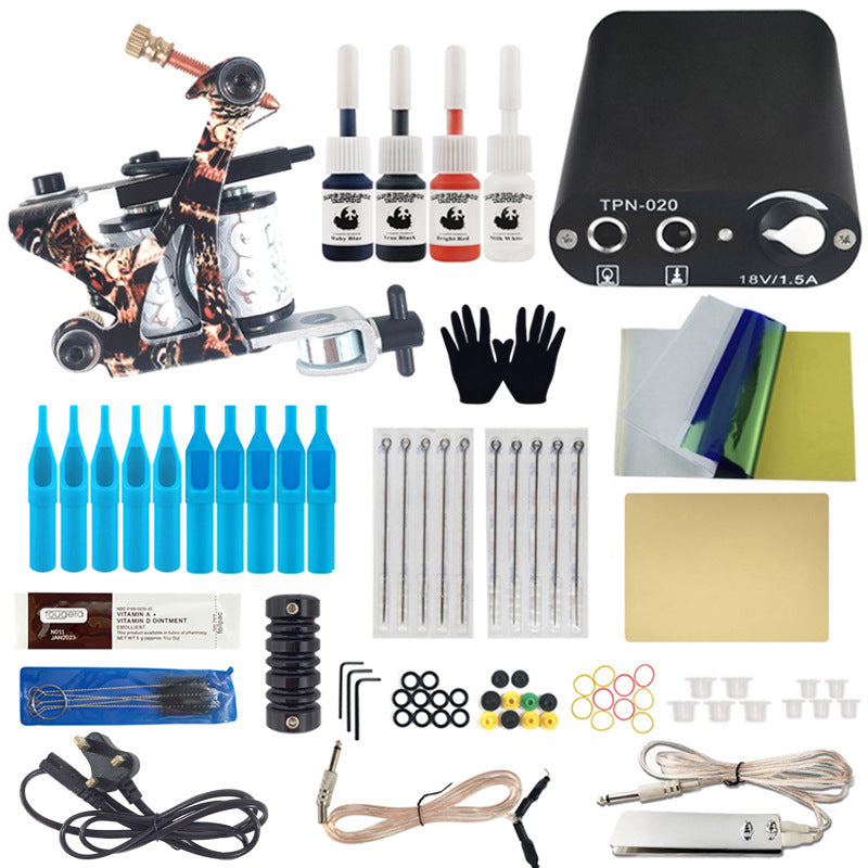 Complete Beginner Tattoo Machine Set - All-in-One Professional Kit – Duvencioglu
