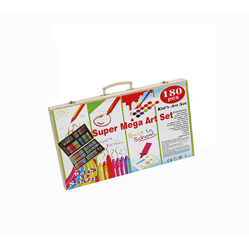 Complete Watercolor Art Set in a Wooden Case - Professional Kit – Duvencioglu