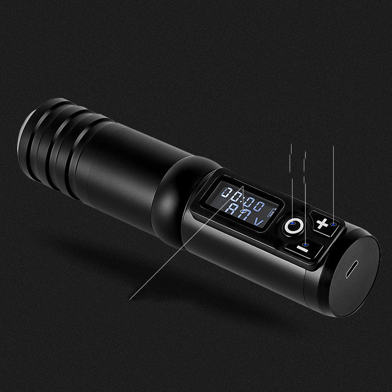 Lightning Wireless Charging Tattoo Pen with LCD Display – Duvencioglu