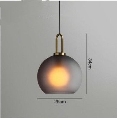 Scandinavian Glass-Ball LED Chandelier – Ø13/15/20/25/30 cm Pendant – Duvencioglu