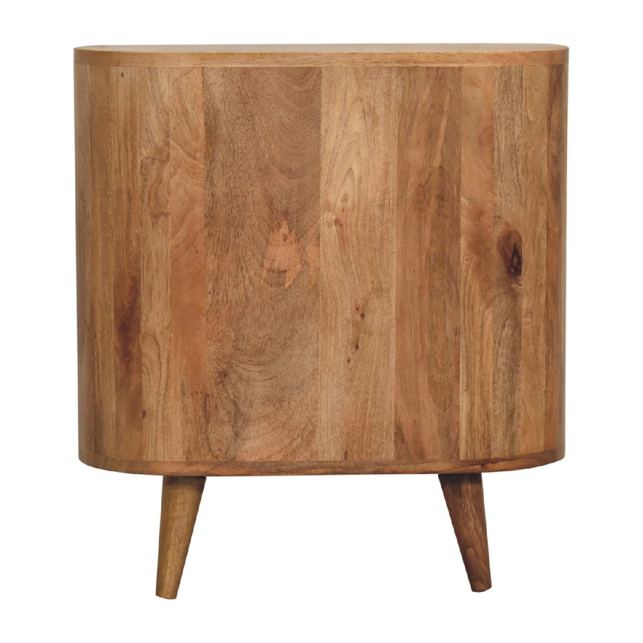 26" Oak Solid Wood Accent Cabinet - 3 Drawer Storage Chest – Duvencioglu