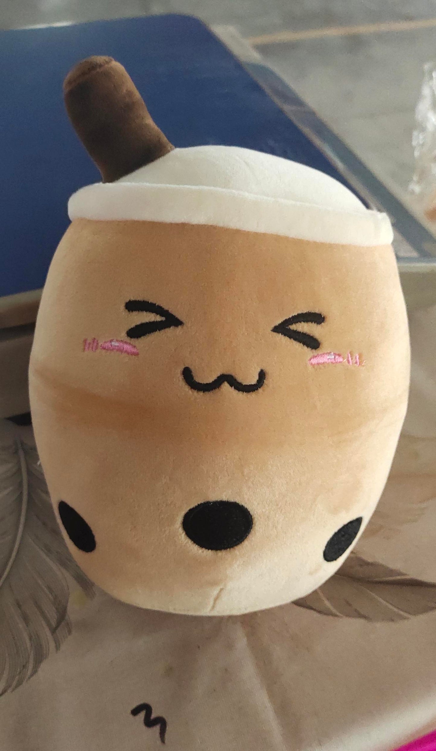 The Original Kawaii Boba Tea Plush Pillow | Super Soft Bubble Tea Cuddle Companion