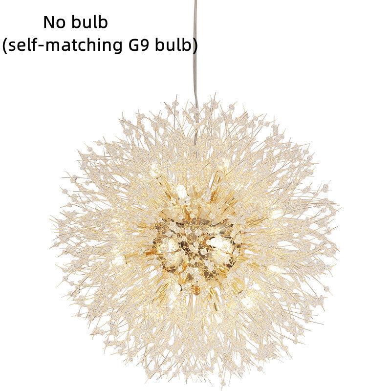Dandelion Crystal Chandelier - Light Luxury Ceiling Lamp – Duvencioglu