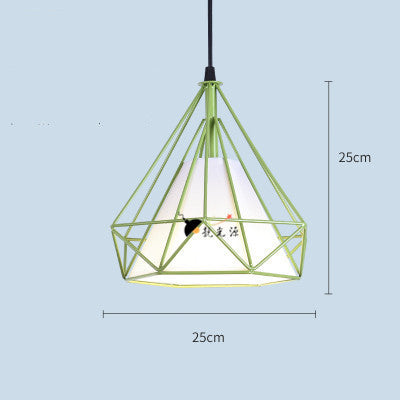 Wrought-Iron Diamond-Pattern LED Chandelier – 1.2 m Pendant – Duvencioglu