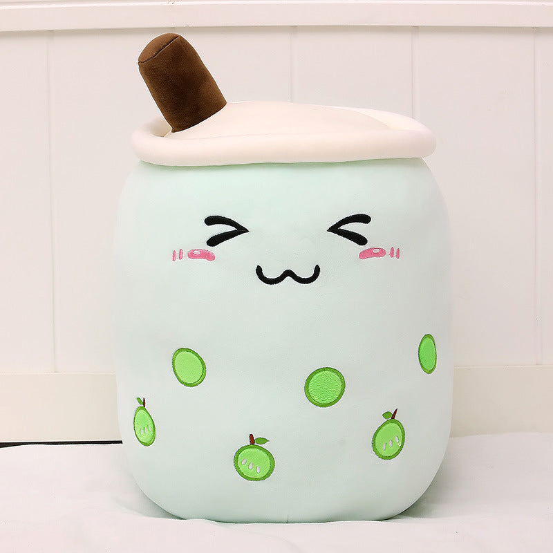 The Original Kawaii Boba Tea Plush Pillow | Super Soft Bubble Tea Cuddle Companion