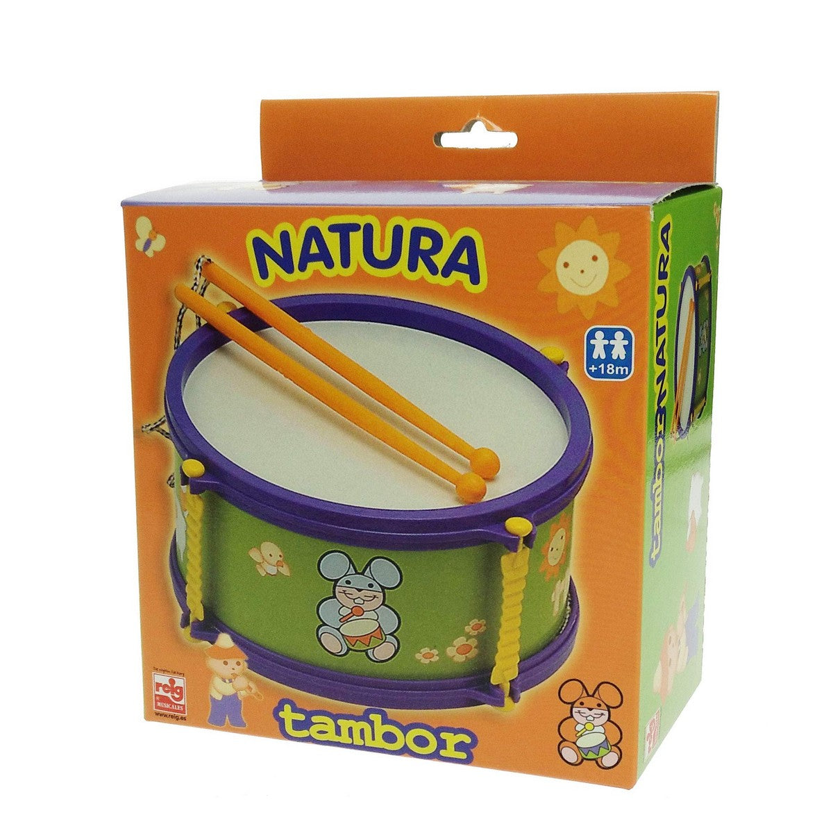 Reig Drum Musical Toy - 17cm Diameter with Drumsticks – Duvencioglu