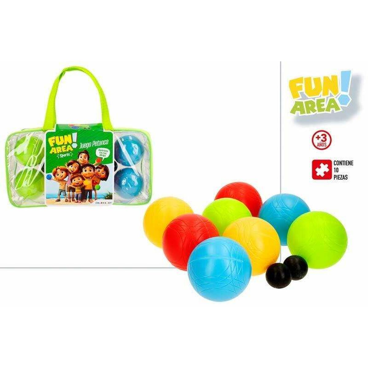 Boules Set Colorbaby Fun Area! 10 Pieces 31 x 8 x 16,5 cm – Duvencioglu