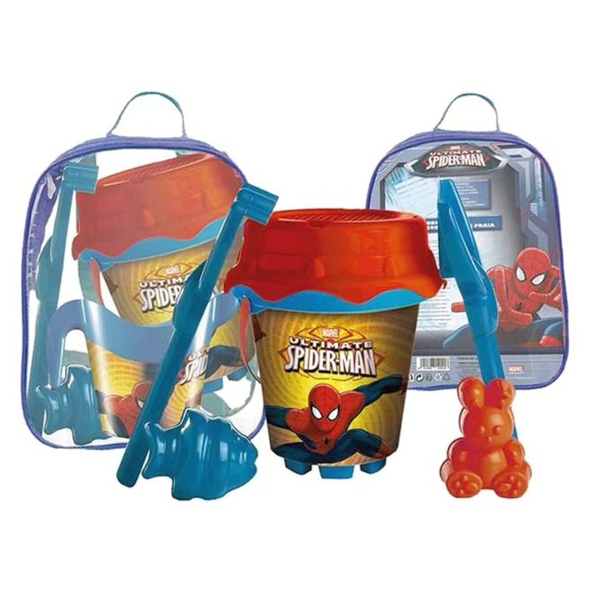 Beach toys set Spiderman (7 pcs) Multicolour – Duvencioglu