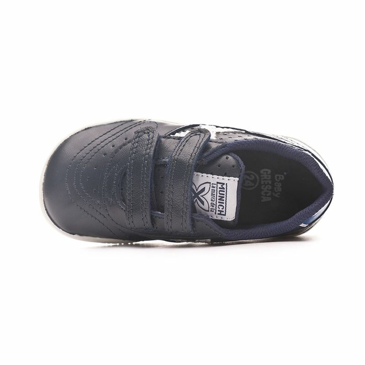 Children's Indoor Football Shoes Munich Baby Gresca V Dark blue – Duvencioglu