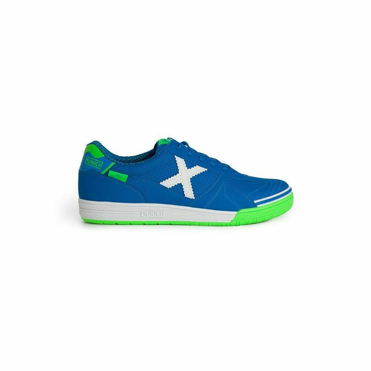 Adult's Indoor Football Shoes Munich G-3 Profit Indoor Blue Men – Duvencioglu