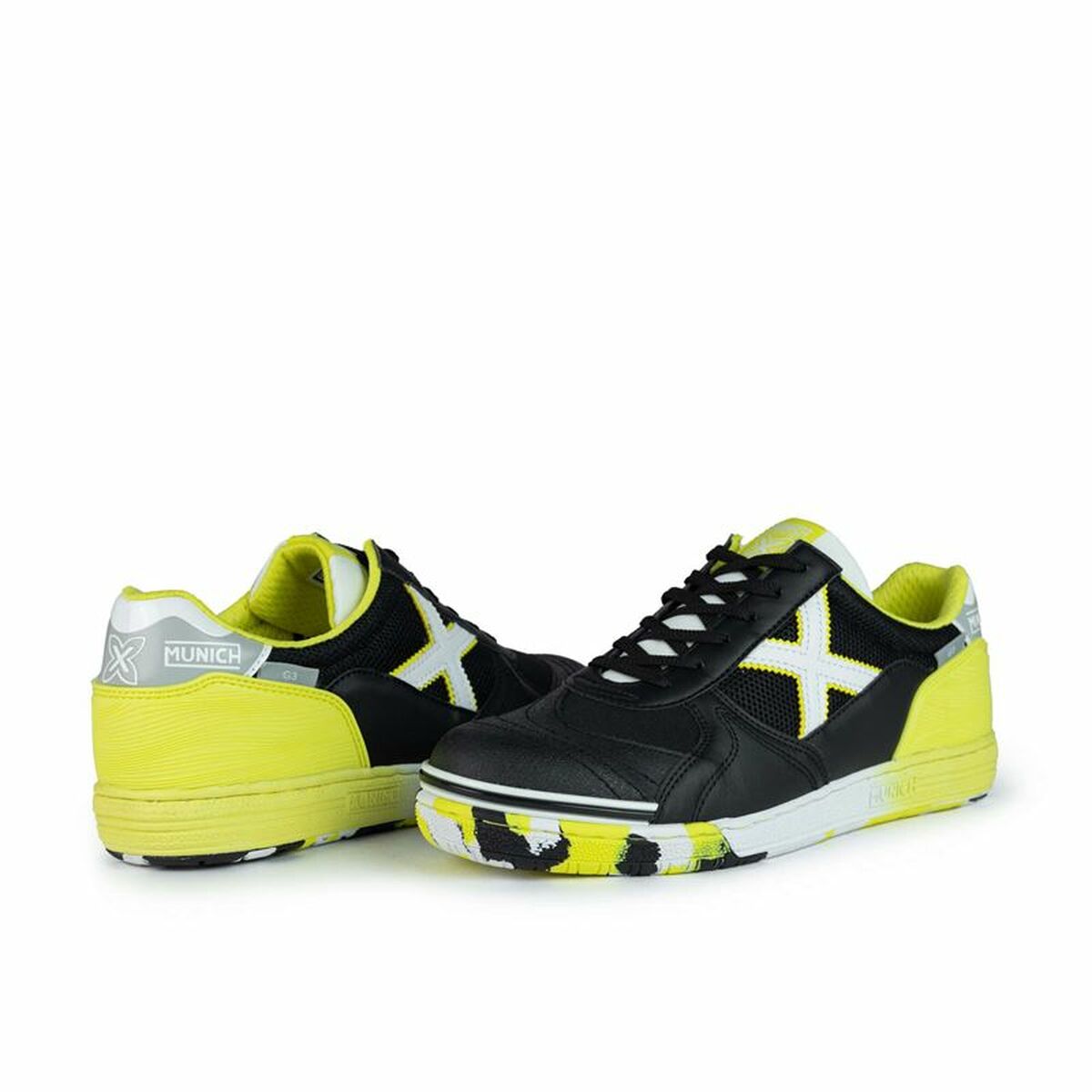 Adult's Indoor Football Shoes Munich G-3 Indoor 403 Black Men – Duvencioglu
