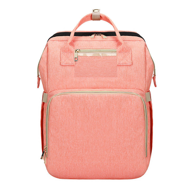 The All-in-One Travel Diaper Bag with Foldable Crib & Changing Station