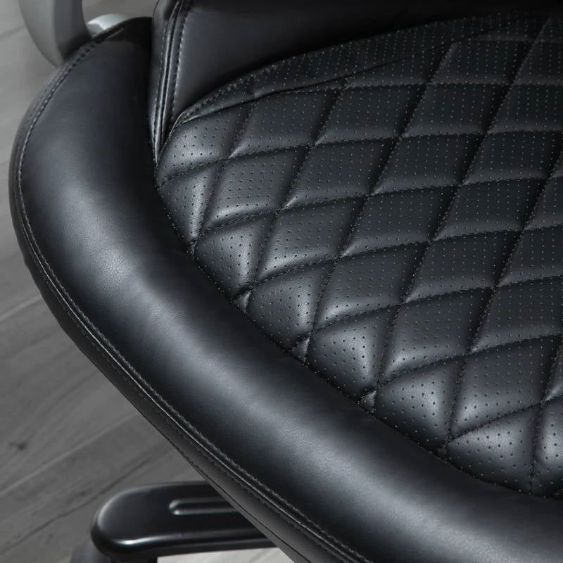 Big & Tall Executive Office Chair - Diamond Stitching, Adjustable Height & 350 lbs Capacity – Duvencioglu