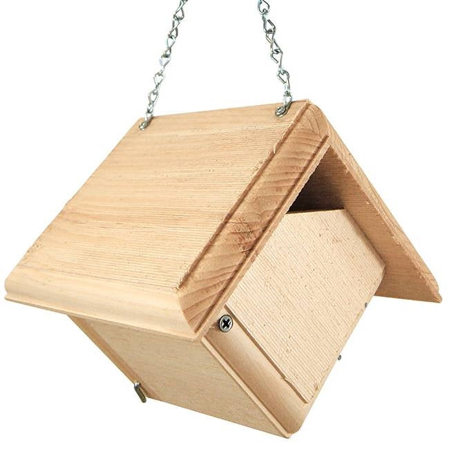 Hand Crafted Pine Wood Hanging Bird House - Designed for Carolina Wrens (Made in USA) – Duvencioglu