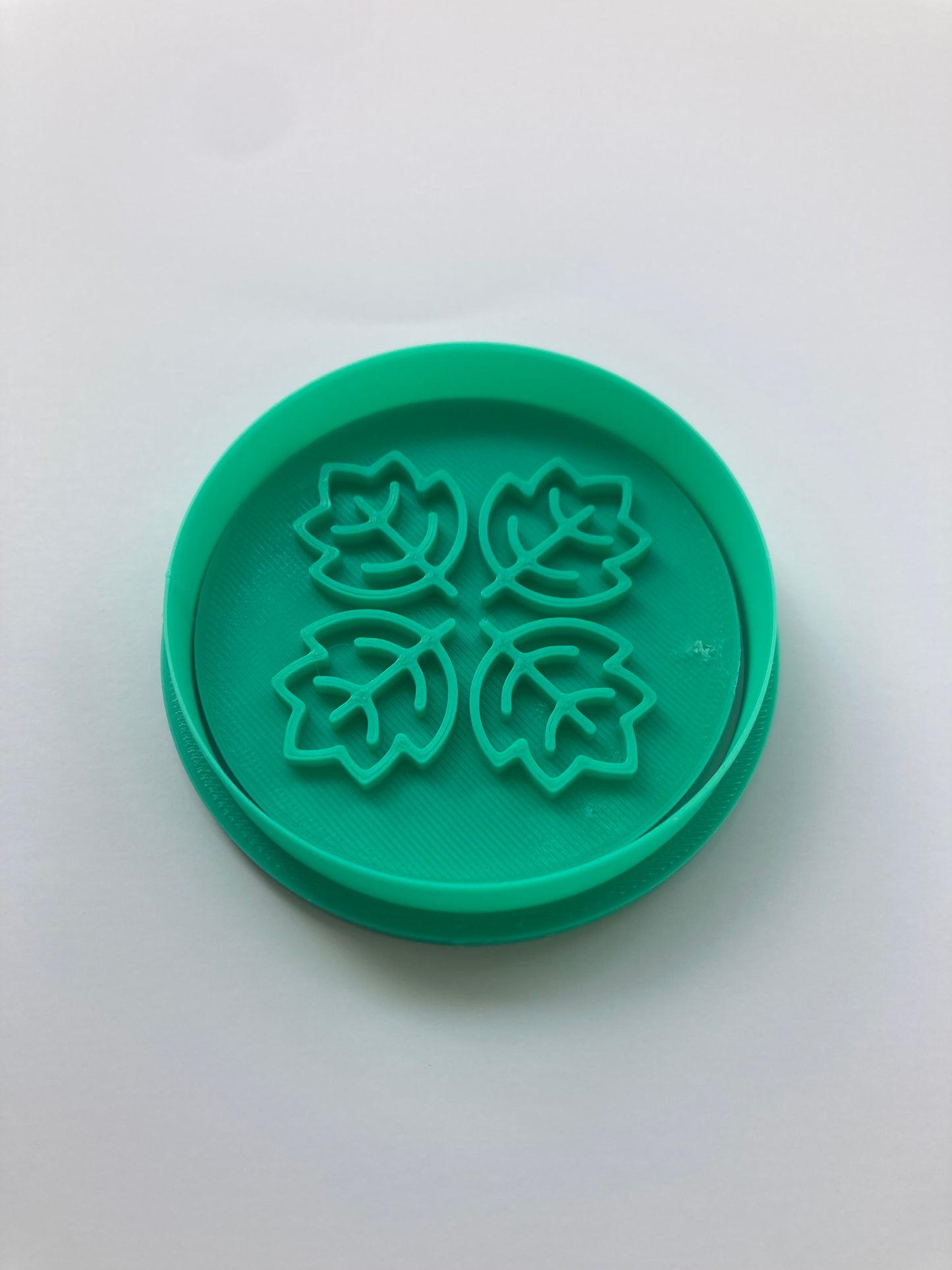 Decorative Leaf Pattern Cookie Cutter - Round Baking Mold – Duvencioglu