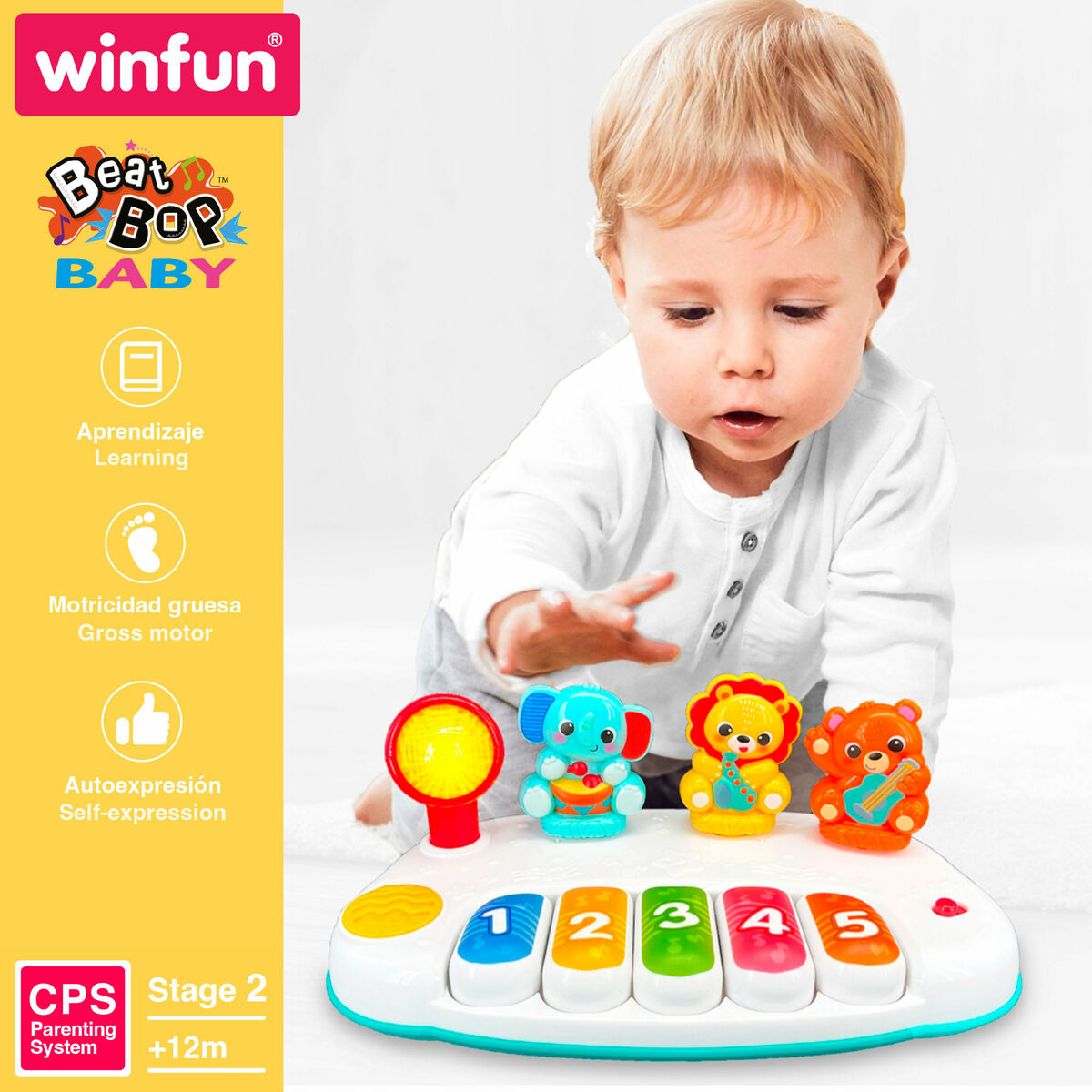 Winfun Toy Piano (4-Pack) - Musical Instrument with Lights and Sound – Duvencioglu