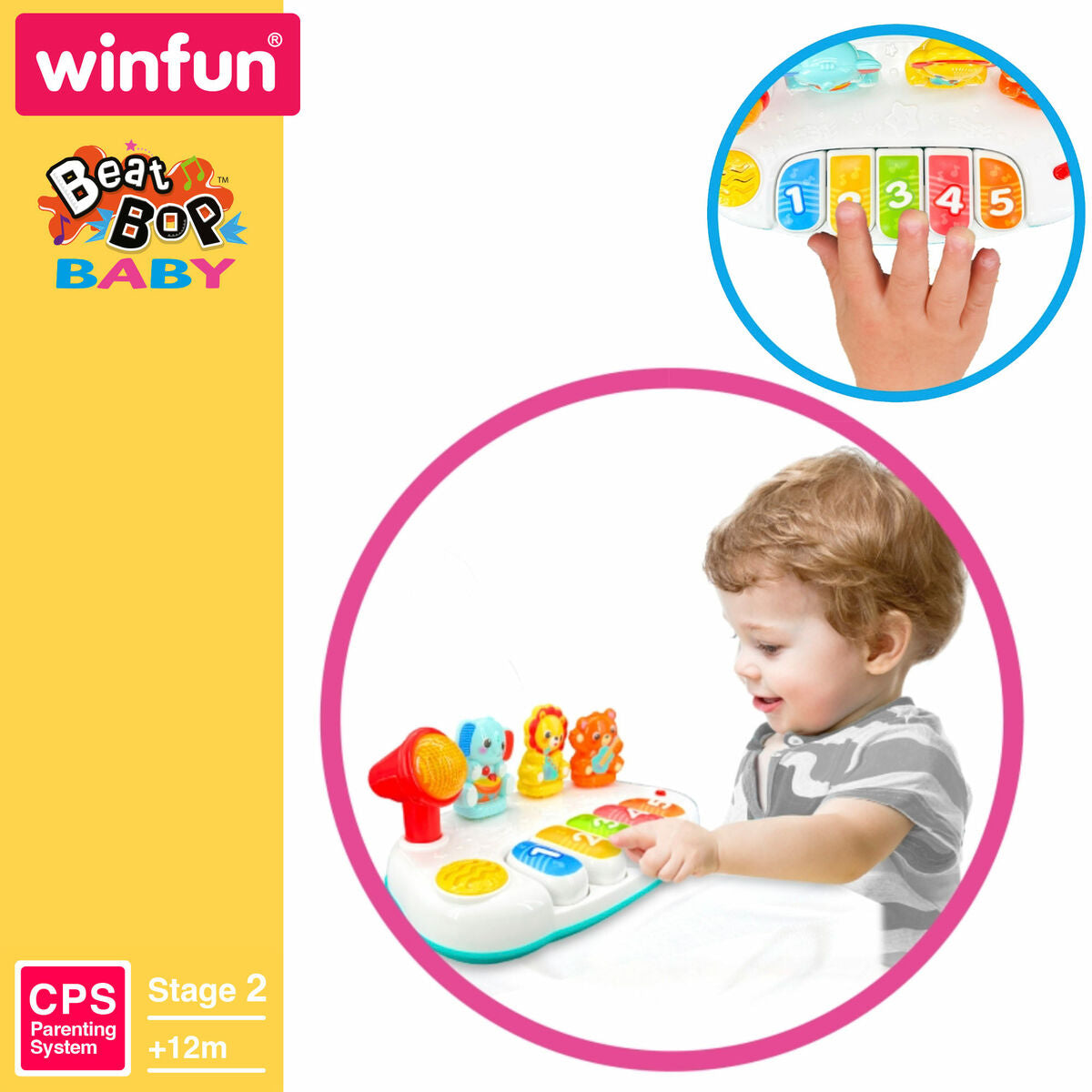 Winfun Toy Piano (4-Pack) - Musical Instrument with Lights and Sound – Duvencioglu