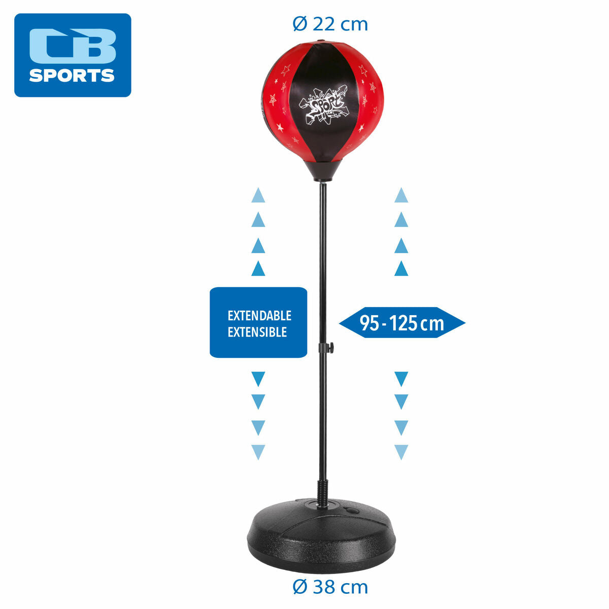 Children's Inflatable Boxing Punchbag with Stand Colorbaby – Duvencioglu